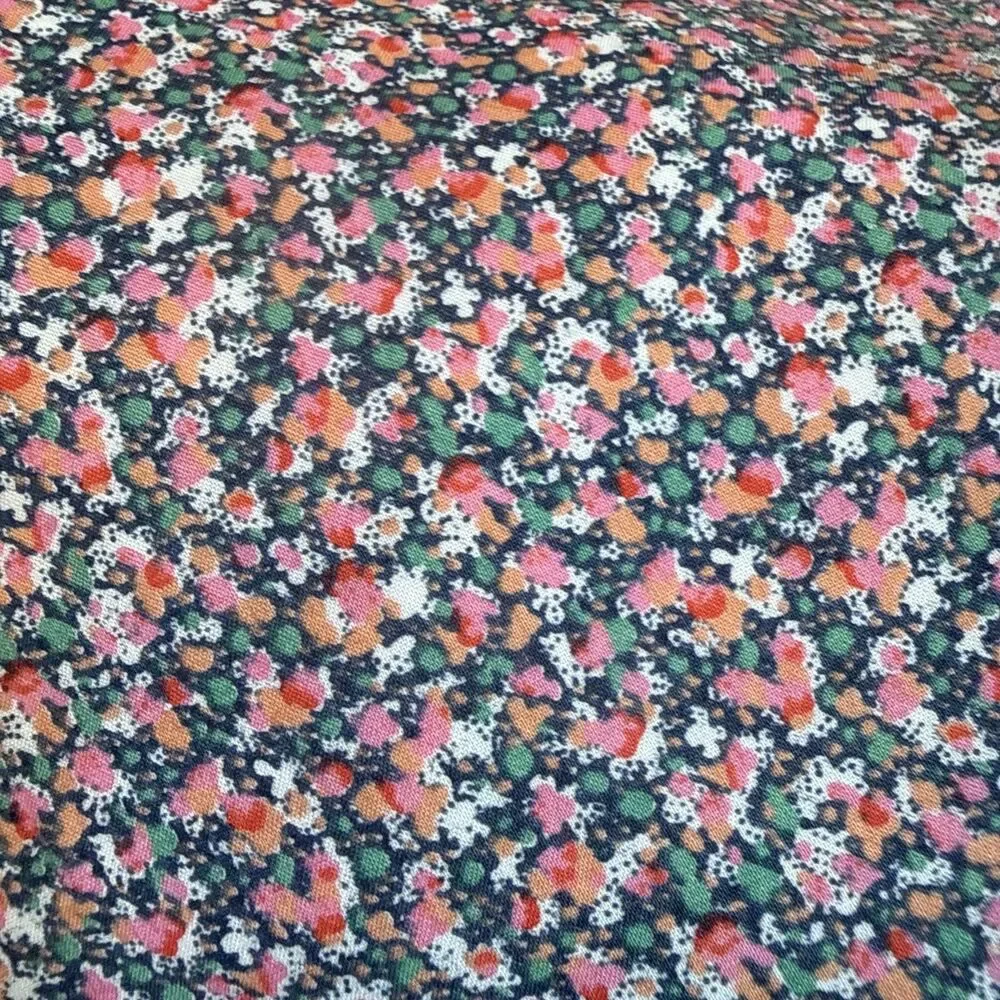VINTAGE LIBERTY OF LONDON PINK FLORAL 100% COTTON TIE MADE IN USA